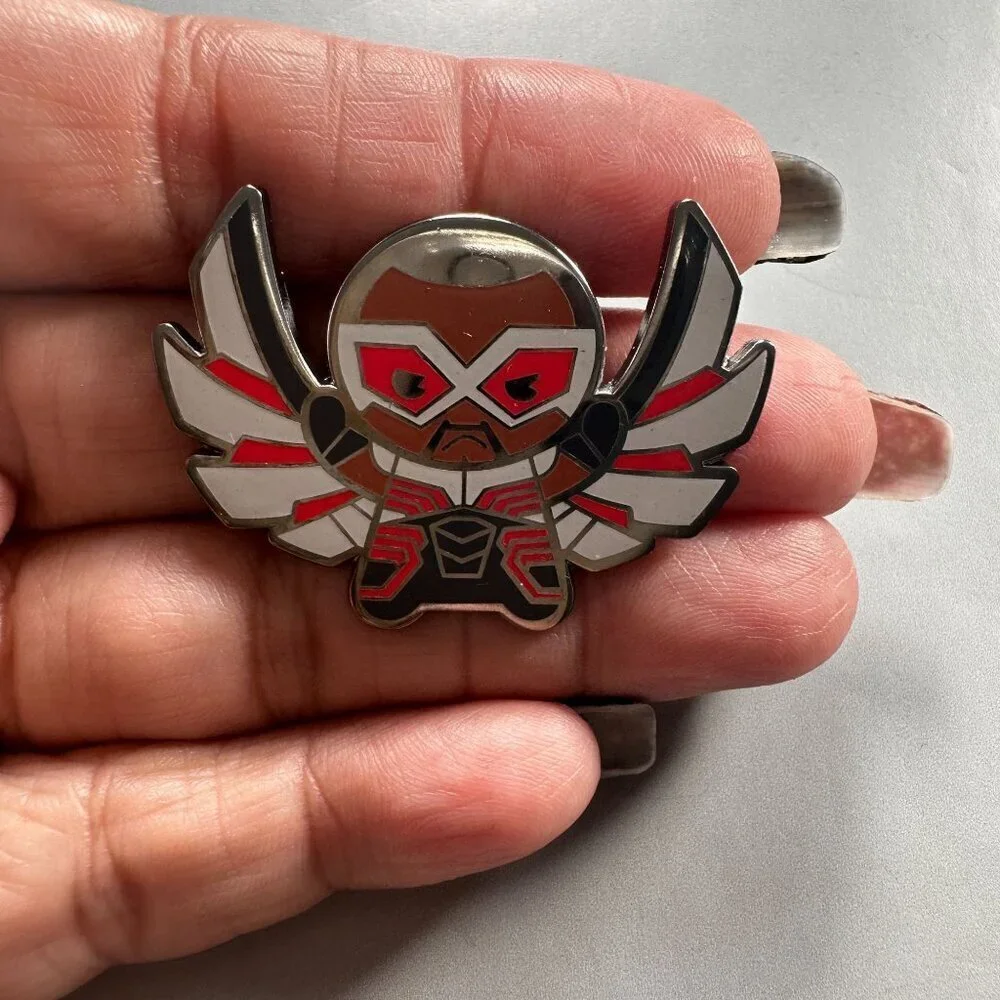 Disney Falcon Marvel Trading Pin Avengers Superhero Lapel Pin Brooch Jewelry
